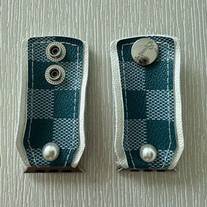 Spark*L Bow Band G🎀y🎀rd with Pearls. Stylish Blue and White  Women's Watch Strap